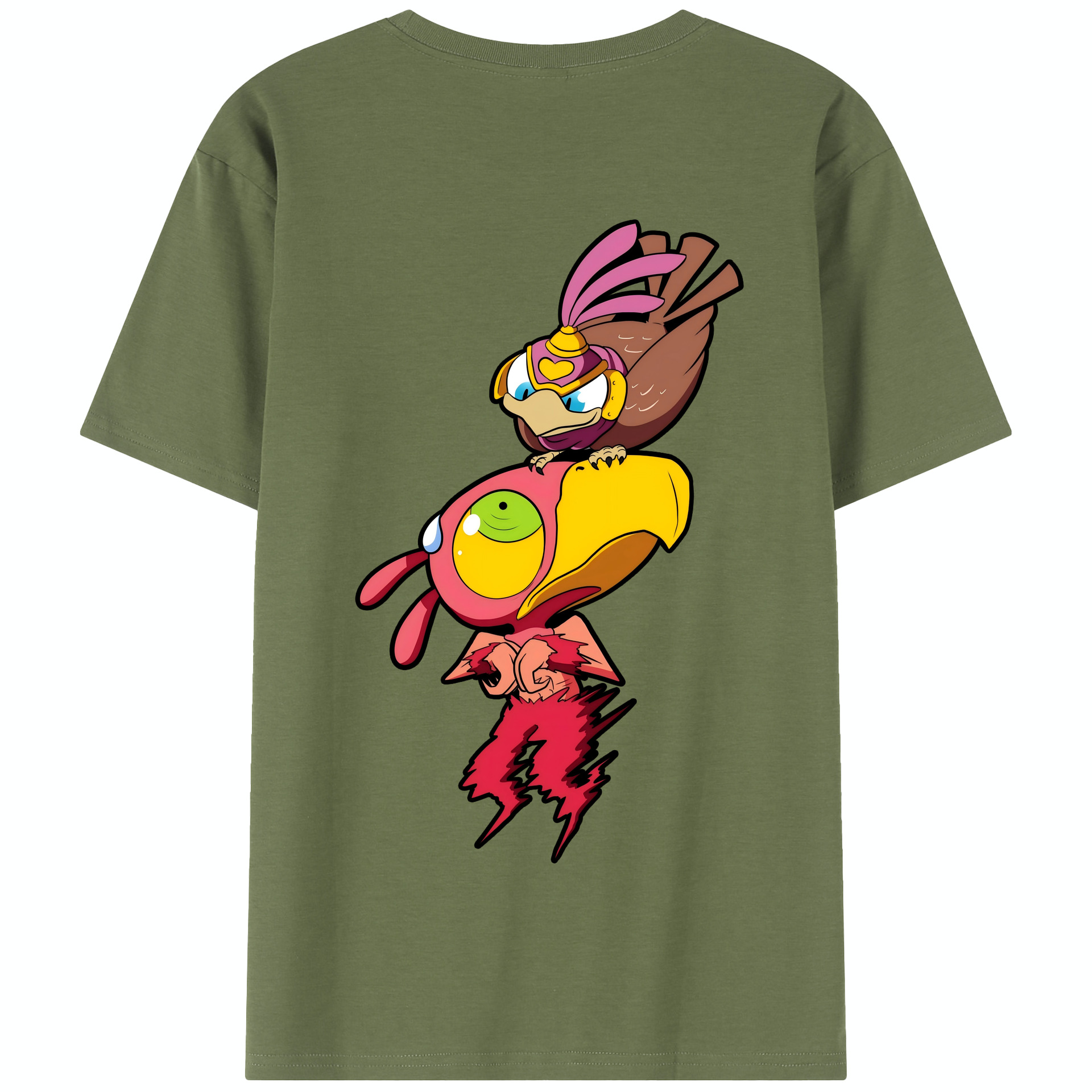 （画像用） ジョジョの奇妙な冒険 JoJo's Bizarre Adventure 綿100％半袖Tシャツ（背面プリント）